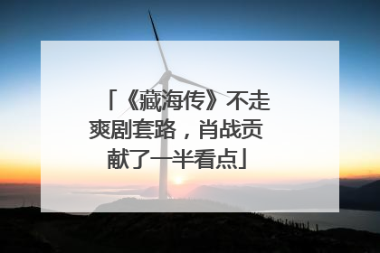 《藏海传》不走爽剧套路，肖战贡献了一半看点