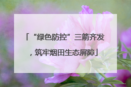 “绿色防控”三箭齐发，筑牢烟田生态屏障