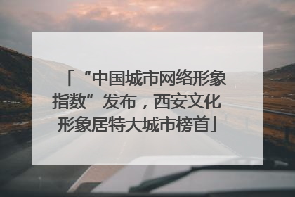 “中国城市网络形象指数”发布，西安文化形象居特大城市榜首