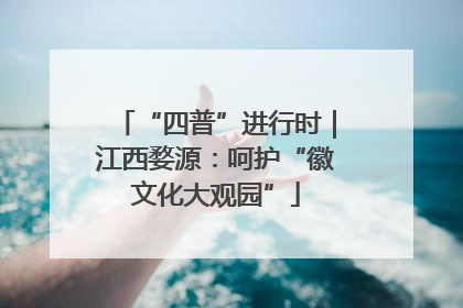“四普”进行时｜江西婺源：呵护“徽文化大观园”