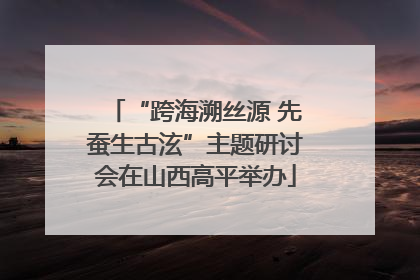 “跨海溯丝源 先蚕生古泫”主题研讨会在山西高平举办
