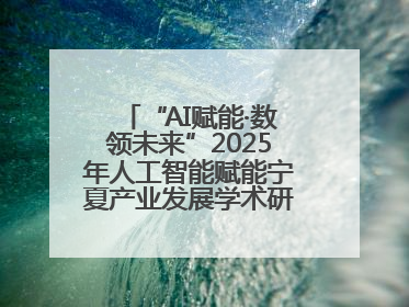 “AI赋能·数领未来”2025年人工智能赋能宁夏产业发展学术研讨会在银川举办