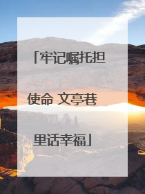 牢记嘱托担使命 文亭巷里话幸福