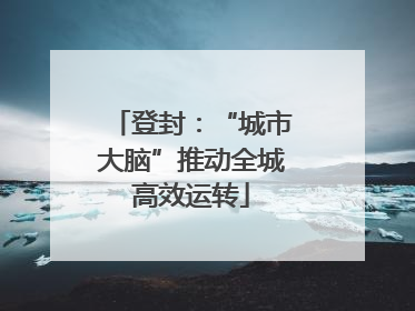 登封：“城市大脑”推动全城高效运转