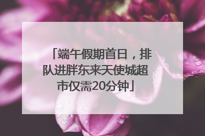 端午假期首日，排队进胖东来天使城超市仅需20分钟