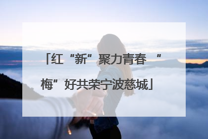 红“新”聚力青春 “梅”好共荣宁波慈城
