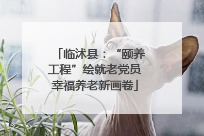 临沭县：“颐养工程”绘就老党员幸福养老新画卷