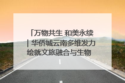 万物共生 和美永续｜华侨城云南多维发力 绘就文旅融合与生物多样性保护新图景