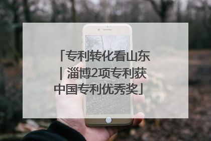 专利转化看山东｜淄博2项专利获中国专利优秀奖