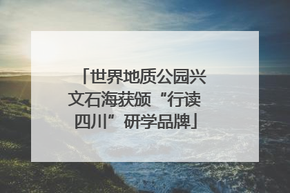 世界地质公园兴文石海获颁“行读四川”研学品牌