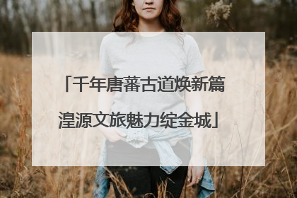 千年唐蕃古道焕新篇 湟源文旅魅力绽金城