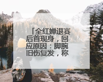 全红婵退赛后首现身，回应原因：脚腕旧伤复发，称最近挺好的