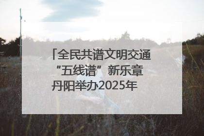 全民共谱文明交通“五线谱”新乐章 丹阳举办2025年“文明交通 同心同行”主题宣传活动