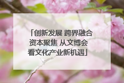 创新发展 跨界融合 资本聚焦 从文博会看文化产业新机遇