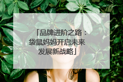 品牌进阶之路：袋鼠妈妈开启未来发展新战略