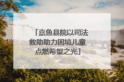 嘉鱼县院以司法救助助力困境儿童点燃希望之光