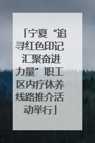 宁夏“追寻红色印记 汇聚奋进力量”职工区内疗休养线路推介活动举行