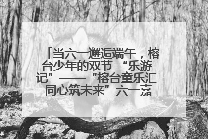 当六一邂逅端午，榕台少年的双节 “乐游记”——“榕台童乐汇 同心筑未来”六一嘉年华活动顺利举行