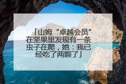 山姆“卓越会员”在坚果里发现有一条虫子在爬，她：我已经吃了两颗了
