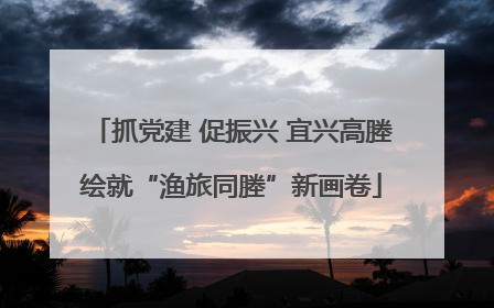 抓党建 促振兴 宜兴高塍绘就“渔旅同塍”新画卷