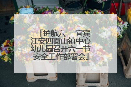 护航六一 宜宾江安四面山镇中心幼儿园召开六一节安全工作部署会