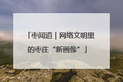 枣闻道｜网络文明里的枣庄“新画像”