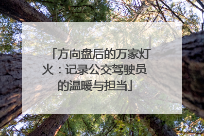 方向盘后的万家灯火：记录公交驾驶员的温暖与担当