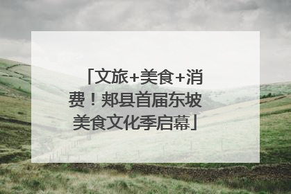 文旅+美食+消费！郏县首届东坡美食文化季启幕
