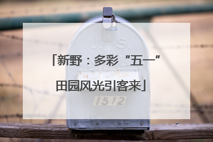 新野：多彩“五一” 田园风光引客来