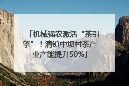机械强农激活“茶引擎”！清镇中坝村茶产业产能提升50%