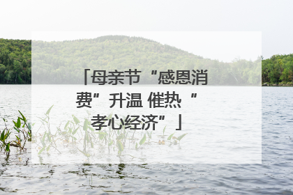 母亲节“感恩消费”升温 催热“孝心经济”