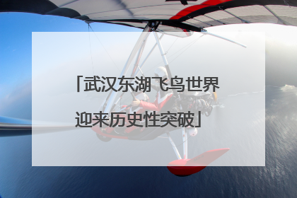 武汉东湖飞鸟世界迎来历史性突破
