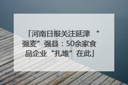 河南日报关注延津 “强麦”强县：50余家食品企业“扎堆”在此