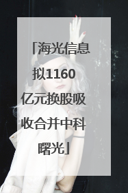 海光信息拟1160亿元换股吸收合并中科曙光