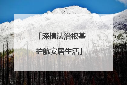 深植法治根基 护航安居生活