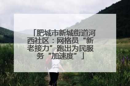 肥城市新城街道河西社区：网格员“新老接力”跑出为民服务“加速度”