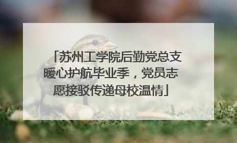 苏州工学院后勤党总支暖心护航毕业季，党员志愿接驳传递母校温情