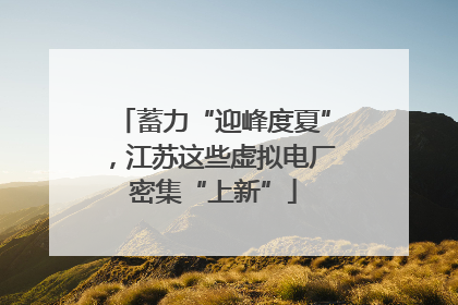 蓄力“迎峰度夏”，江苏这些虚拟电厂密集“上新”