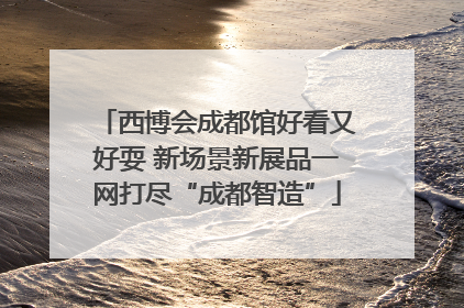 西博会成都馆好看又好耍 新场景新展品一网打尽“成都智造”