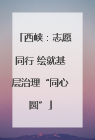 西峡：志愿同行 绘就基层治理“同心圆”