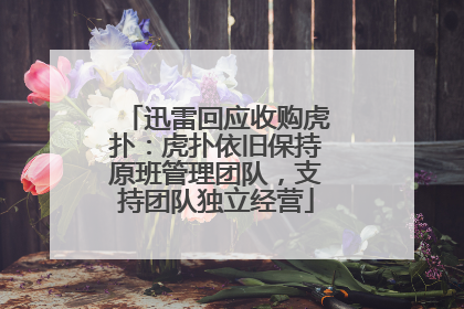 迅雷回应收购虎扑：虎扑依旧保持原班管理团队，支持团队独立经营