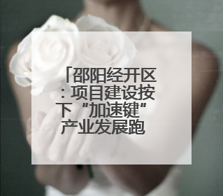 邵阳经开区：项目建设按下“加速键” 产业发展跑出“加速度”