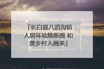 长白县八道沟镇：人居环境焕新颜 和美乡村入画来
