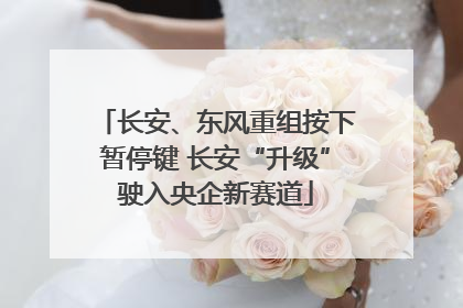 长安、东风重组按下暂停键 长安“升级”驶入央企新赛道