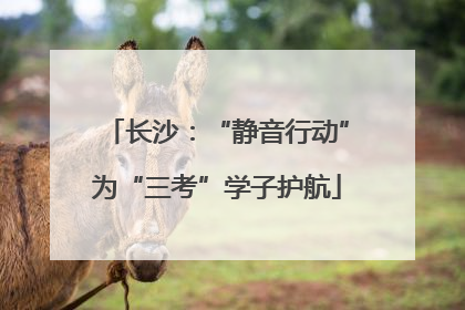 长沙：“静音行动”为“三考”学子护航