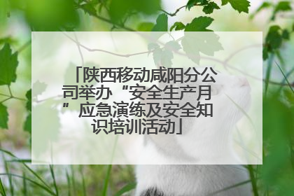 陕西移动咸阳分公司举办“安全生产月”应急演练及安全知识培训活动