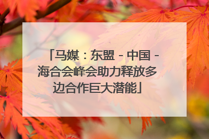 马媒：东盟－中国－海合会峰会助力释放多边合作巨大潜能