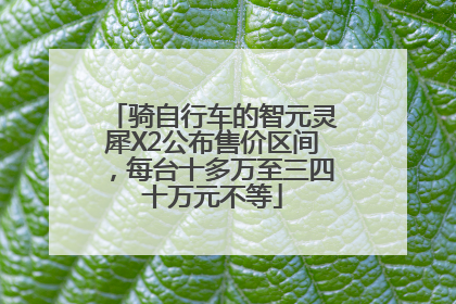 骑自行车的智元灵犀X2公布售价区间，每台十多万至三四十万元不等
