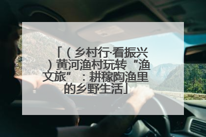 （乡村行·看振兴）黄河渔村玩转“渔文旅”：耕稼陶渔里的乡野生活