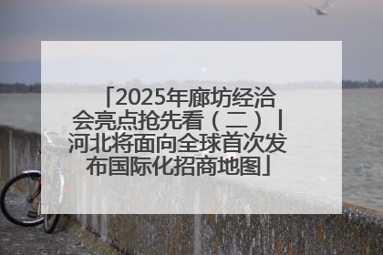 2025年廊坊经洽会亮点抢先看（二）丨河北将面向全球首次发布国际化招商地图